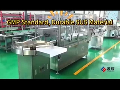 Verpackungslinie für orale Lösungen Hersteller, 50-200 ml Durchstechflasche Füll-Kappen-Kennzeichnungssystem