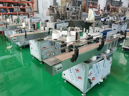 Ein guter Preis. Elektrische automatische Rundflaschen-Kennzeichnungsmaschine für Vorder- und Rückenkennzeichnungsarten Online