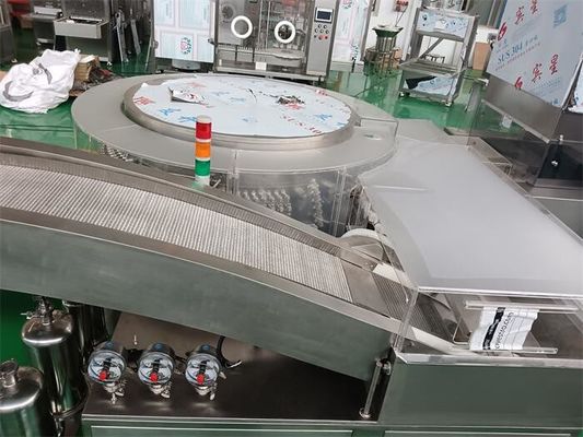 Besorgen LYQCL-120 Ultraschall-Flaschen- und Ampullerwaschmaschine außergewöhnliche Durchsatzleistung für 2 ¢ 20 ml Glasbehälter 25000 BPH Kapazität on-line-Fertigung