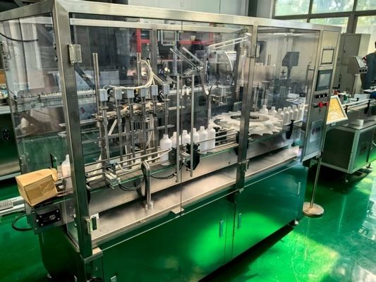 Besorgen PET Bottle Liquid Filling Machine, Aseptic Filling For 30-500ml Bottles Ideal For Cosmetics, Cleaning Agents, And More With Nitrogen Purging on-line-Fertigung