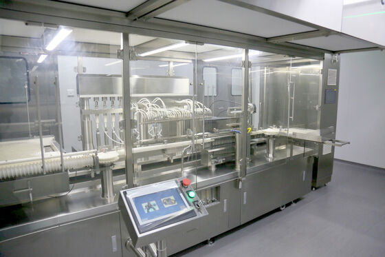 Besorgen 316L-Stahlkonstruktion, 1–2 ml Ampullenwaschanlage, Sterilisation, Füll- und Verschließlinie, 40.000 Stück/h, HMI-Liniensteuerung AGF-5S on-line-Fertigung