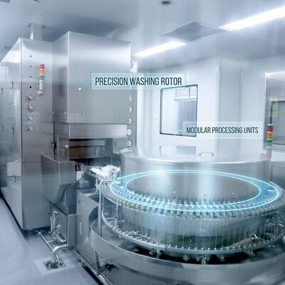 Besorgen Pharmazeutische Glasampullenfüllmaschine mit automatischem Transferwasch-, Füll- und Versiegelungssystem on-line-Fertigung
