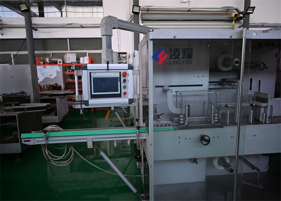 Automatische PE-Film-Bindemaschine für medizinische Hilfsmittel Reinraum-kompatible Tertiäre Verpackungen für chirurgische Instrumente und Medizinprodukte