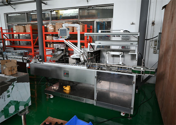 Pharmazeutische horizontale Kartonmaschine zur Verpackung von Blistertabletten mit PLC-Steuerung