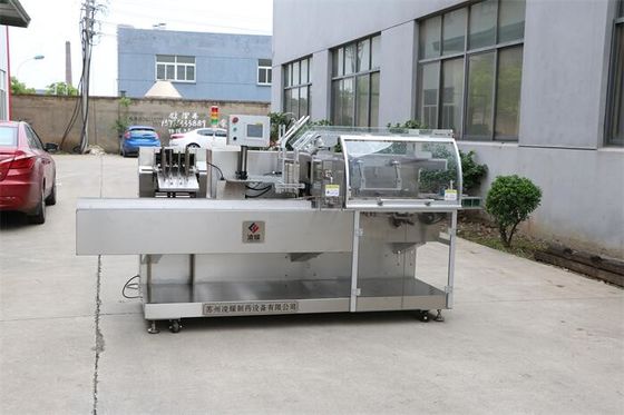 Impfstoffbereiter Hochgeschwindigkeitskarton 80BPM für sterile pharmazeutische Verpackungen GMP-konforme Automatisierung
