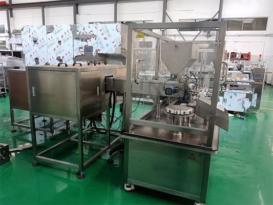 Automatische Maschine zum Füllen und Verschließen von Gelröhrchen (2–5 g)Hochpräzise Dosierung mit Schaumrecycling für fortschrittliche Cosmeceuticals