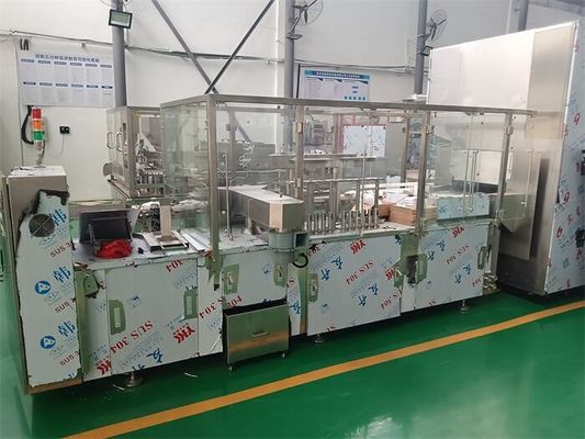 Präzisions-Füllmaschine für Ampullen für Anästhesie-Lösungen Hochgeschwindigkeits-Produktionslinie für Arzneimittel mit Ultraschall-Rotationswaschmaschine