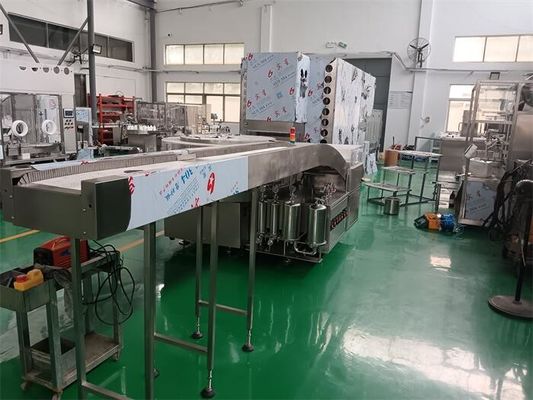 Ampullerfülllinie mit thermischer Sterilisation und Ultraschallreinigung für die Produktion von Penicillin-Injektionen