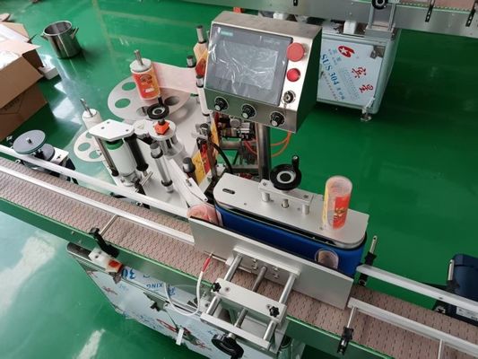 Flaschen-Aufkleberkennzeichnungsmaschine vollautomatisch mit Kohlenstoffband-Codierung für 20-1500ml Glas- und Kunststoffbehälter