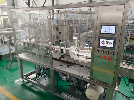 Automatische Flaschenfüll- und Verschließmaschine (50ml - 500ml) mit Keramikpumpen und Servo-Steuerungssystem